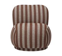 Ferm Living Butaca Lounge Rico lounge piccolo Louisiana. Sand-chocolate