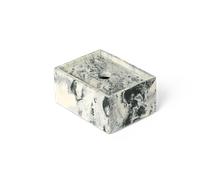 Ferm Living Caja de almacenamiento Mist 7.5x10 cm Emerald-off white