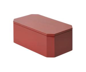 Ferm Living Caja de almacenamiento Nova 15x25 cm Picante Red