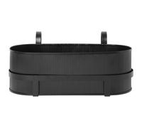 Ferm Living Cajón para balcón Bau Black