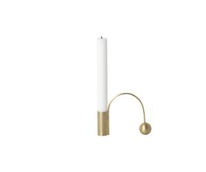 Ferm Living Candelabro Balance latón vela alargada