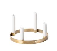 Ferm Living Candelabro Circle latón pequeño