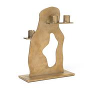 Ferm Living Candelabro Erode 21x27x4 cm Brass