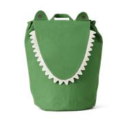 Ferm Living Cesta almacenaje Crocodile 30x50 cm Artichoke green