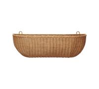 Ferm Living Cesta de pared Braided wall pocket 25x75 cm Natural