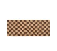 ferm LIVING - Check Wool Jute Runner 70x180 Coffee/Natural