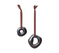 Ferm Living Colgante decorativo Orrith 2 piezas Rustic Bronze