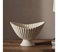 ferm LIVING Cuenco Fountain, blanco, ancho 28 cm, cerámica