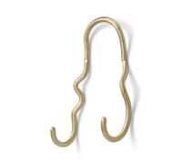 ferm LIVING - Curvature Double Hook Brass