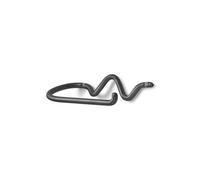 ferm LIVING - Curvature Portarrollos de papel higiénico Black Brass
