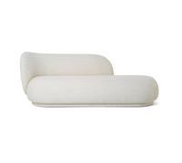 Ferm Living Diván bouclé Rico izquierda Offwhite