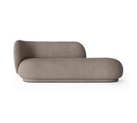 Ferm Living Diván Rico izquierda Brushed warm grey