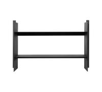Ferm Living Estante de pared Lager 26x77 cm Black