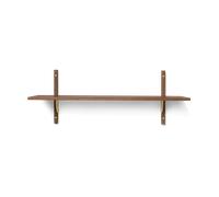 Ferm Living Estante Sector L/S Smoked Oak. brass