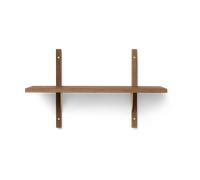 Ferm Living Estante Sector S/S Smoked Oak. brass