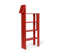 Ferm Living Estantería Giraffe 69x140 cm Poppy Red