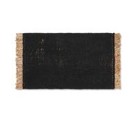 Ferm Living Felpudo Block 50x80 cm Black-natural