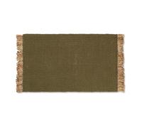 Ferm Living Felpudo Block 50x80 cm Olive-natural