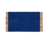 Ferm Living Felpudo Block 80x50 cm Azul