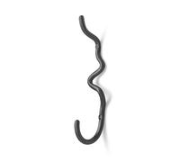 Ferm Living Gancho Curvature sencillo latón negro