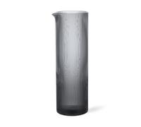 Ferm Living Jarra de agua Ripple 1.12 L Smoked grey