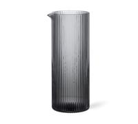 Ferm Living Jarra de leche Ripple 40 cl Smoked grey