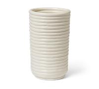 Ferm Living Jarrón Corduroy 21 cm Off white