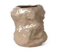 Ferm Living Jarrón Tuck 34 cm Cashmere