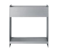 Ferm Living Lager plant box 65x60 cm Aluminio
