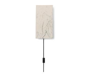 Ferm Living Lámpara de pared Argilla Marble White