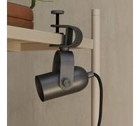 ferm LIVING lámpara de pinza Ruuvi, negra, hierro, enchufe