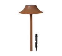 Ferm Living Lámpara solar Cortivo para exterior Rust. Ø18x46 cm