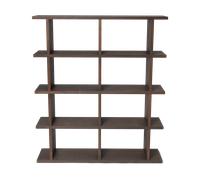 Ferm Living Librería Kona 2x4 Dark stained