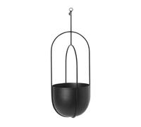 Ferm Living Maceta colgante Hanging deco pot Ø18.5 cm negro