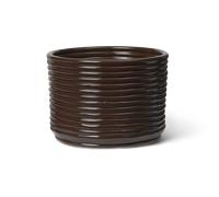 Ferm Living Maceta Corduroy Ø20x15 cm Carob Brown