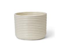 Ferm Living Maceta Corduroy Ø20x15 cm Off white