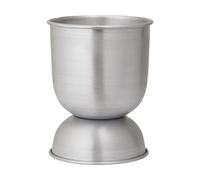 Ferm Living Maceta Hourglass extra small Ø21 cm Aluminio