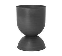 Ferm Living Maceta Hourglass mediana Ø41 cm negro-gris oscuro