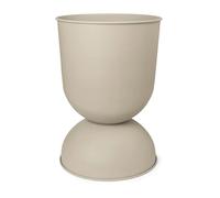 Ferm Living Maceta Hourglass pequeña Ø30 cm Cashmere