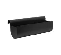 Ferm Living Maceta para balcón Uma large 60 cm Black