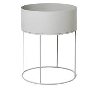 Ferm Living Macetero Plant Box Ferm Living redondo gris claro