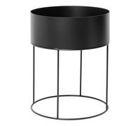 Ferm Living Macetero Plant Box Ferm Living redondo negro