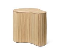 Ferm Living Mesa auxiliar con almacenaje Isola Natural