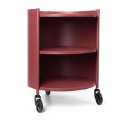 Ferm Living Mesa auxiliar Eve Mahogany Red