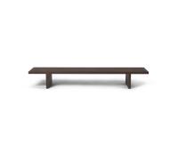 Ferm Living Mesa auxiliar Kona display table Dark stained oak veneer