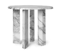 Ferm Living Mesa auxiliar Taula Ø54.4x45 cm White-charcoal