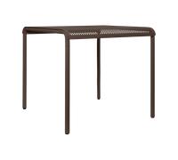 Ferm Living Mesa de comedor Dapple 80x80 cm Dark Chocolate