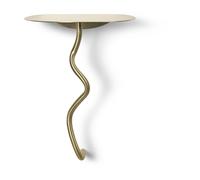 Ferm Living Mesa de pared Curvature Brass