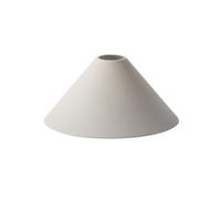 Ferm Living Pantalla de lámpara Collect Cone light grey (gris claro)