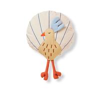 ferm LIVING - Peacock Cojín Plata Fern/Undyed
